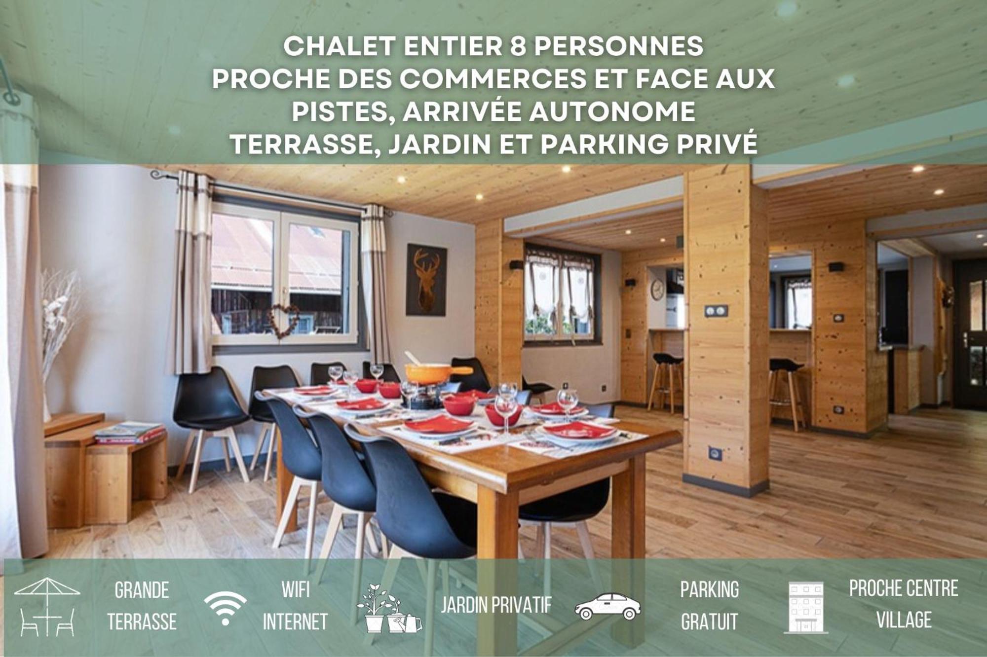 Chalet Les 4 Saisons - Ski, Parking Et Jardin La Chapelle-d'Abondance Exterior photo